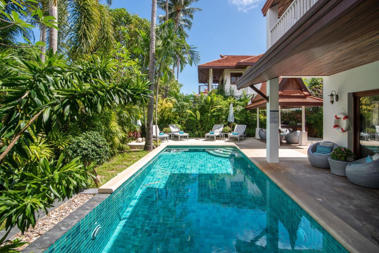 Beachfront Resort Villa Baan Tawan 3Br Lamai Beach  Exterior photo