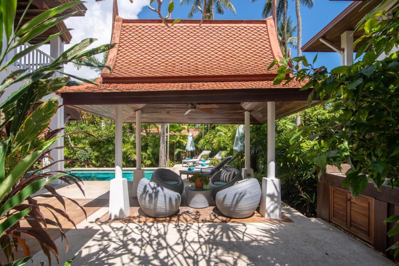 Beachfront Resort Villa Baan Tawan 3Br Lamai Beach  Exterior photo